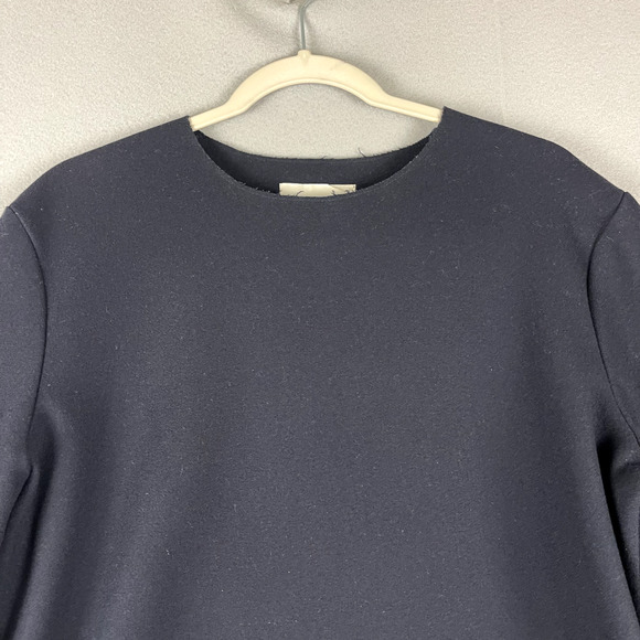 Studio Nicholson Nico Wool Cashmere Blend Sweater Top Women 3 Blue Minimalist - Picture 2 of 12